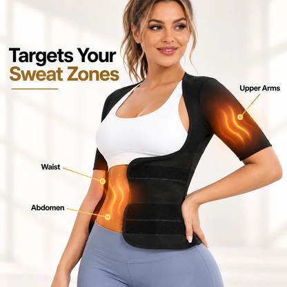 Women's Sweat Compression Shapewear Vest With Sculpting Fit