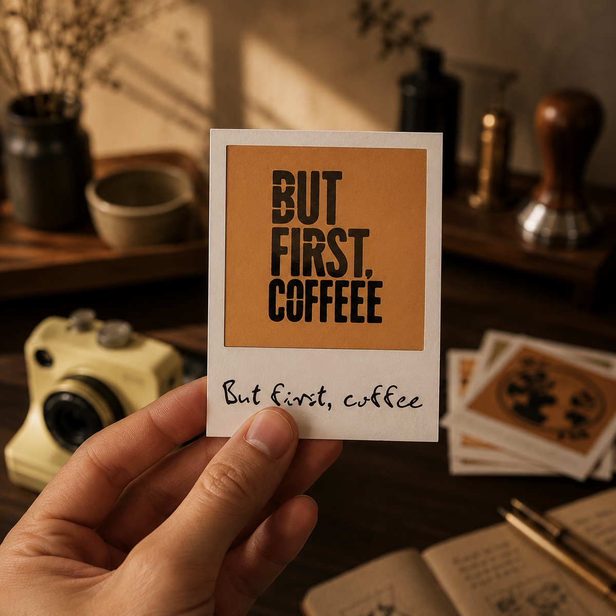 Mechanical Latte Art Camera – Press the Shutter & Create Café-Style Coffee Art☕️